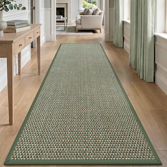 DEX Hallway Runner Rug 2x6, Non Slip Rubber Backing Inside Entryway Carpet
