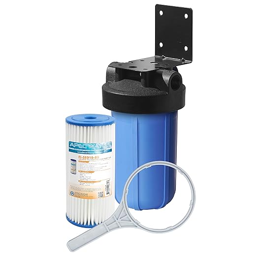 APEC Water Systems CB1-SED10-BB Whole House Sediment Water Filter 10" Home