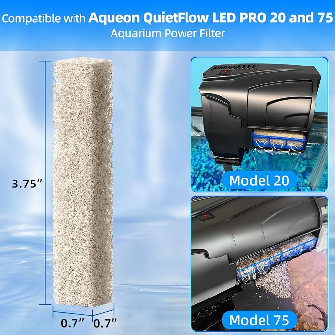 AQUANEAT 24- Pack Replacement Ammonia Reducer Pads Compatible