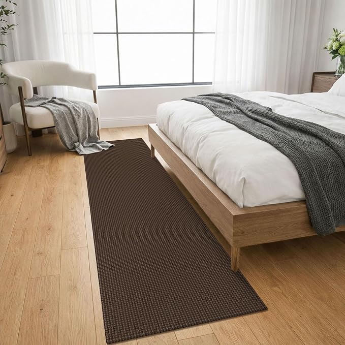 KOZYFLY Cotton Runners for Hallway 2x8, Washable Runner Rug, Woven Non Slip