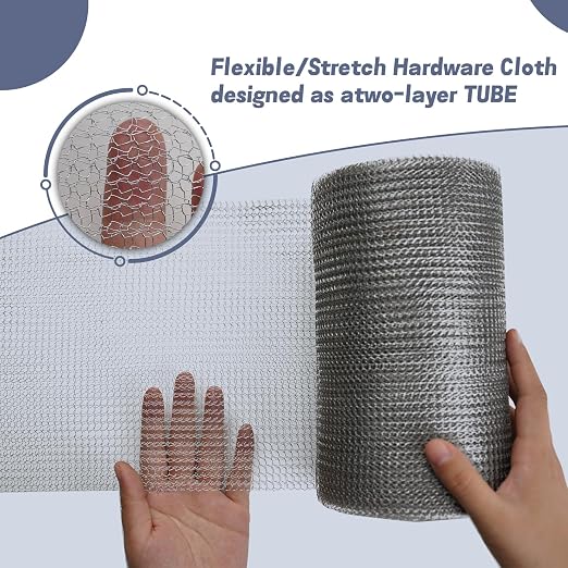 12" X 50 ft 304 Stainless Steel Mesh, Wire Mesh