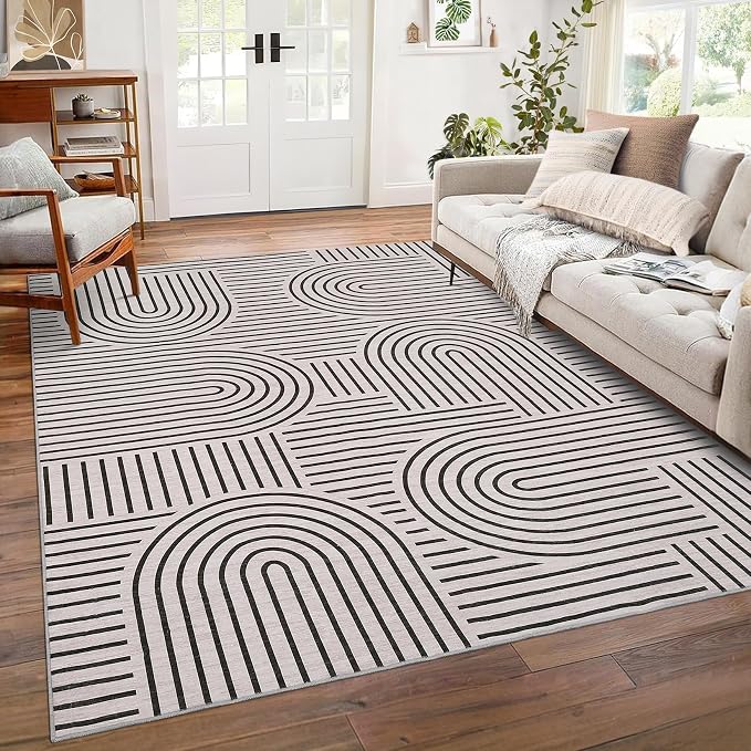 ROYHOME Washable Rug 8x10 Area Rugs