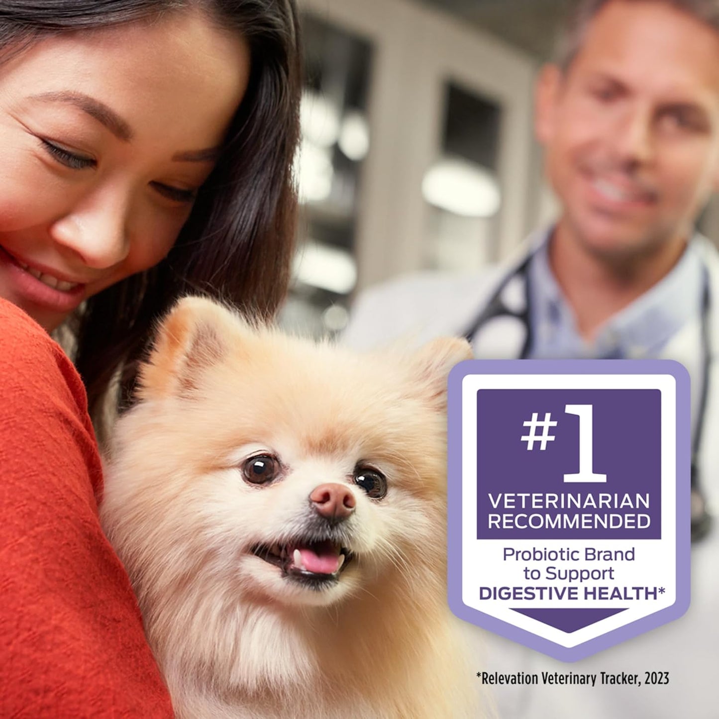 Purina Pro Plan Veterinary Supplements FortiFlora Dog Probiotic Supplement, Canine Nutritional Supplement - 30 ct. Box