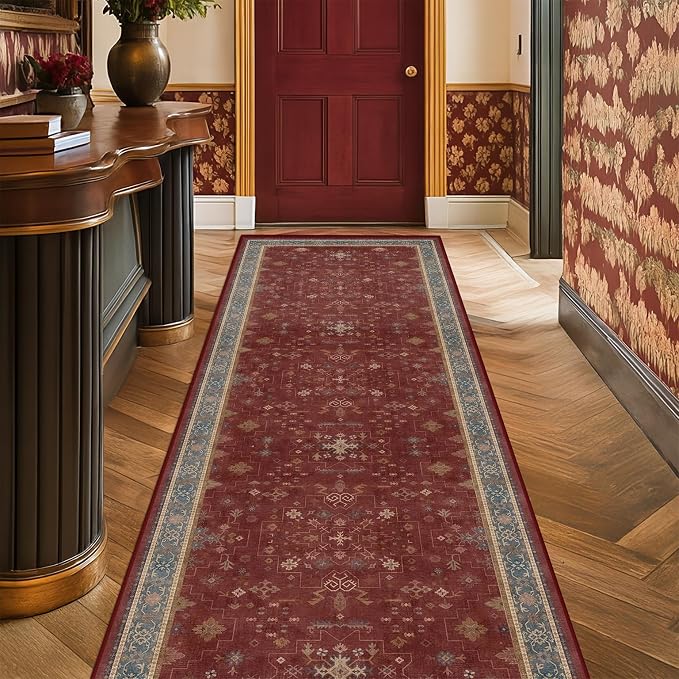 2x6 Turkish Kitchen Runner Rugs Non Skid Washable