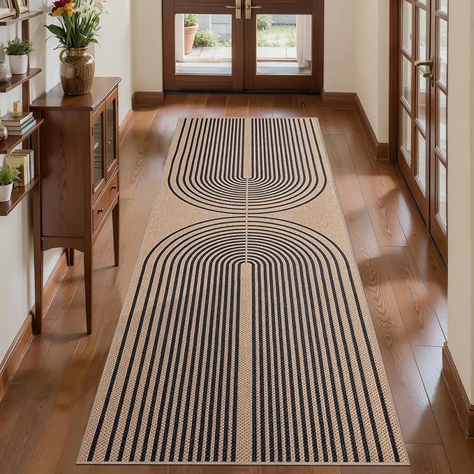 Tangsoo Rainbow Easy Jute Rug 2x5 Runner Rug