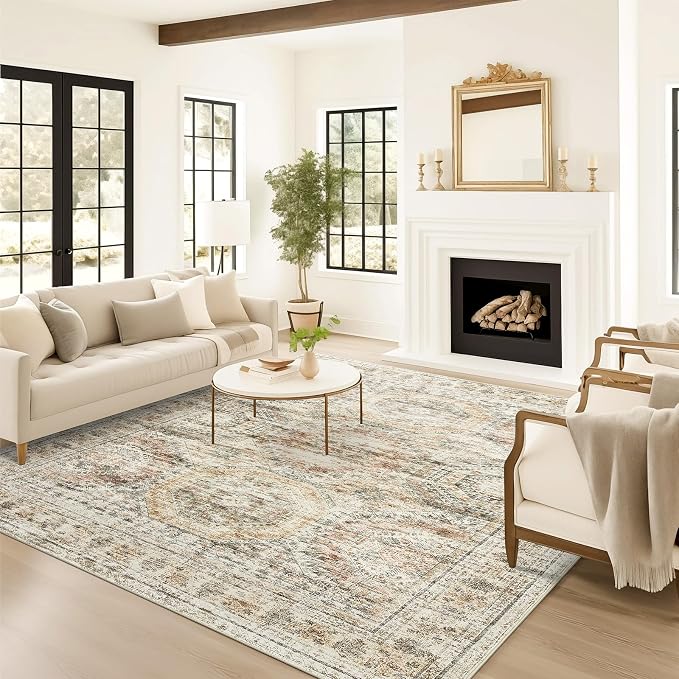Soalmost Washable Area Rug 8x10, Large Soft Rugs