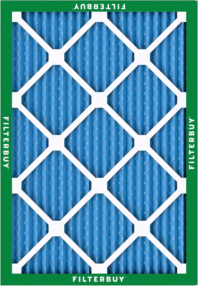 Filterbuy 20x27x1 Air Filter MERV 13 Optimal Smoke & Allergy Defense,