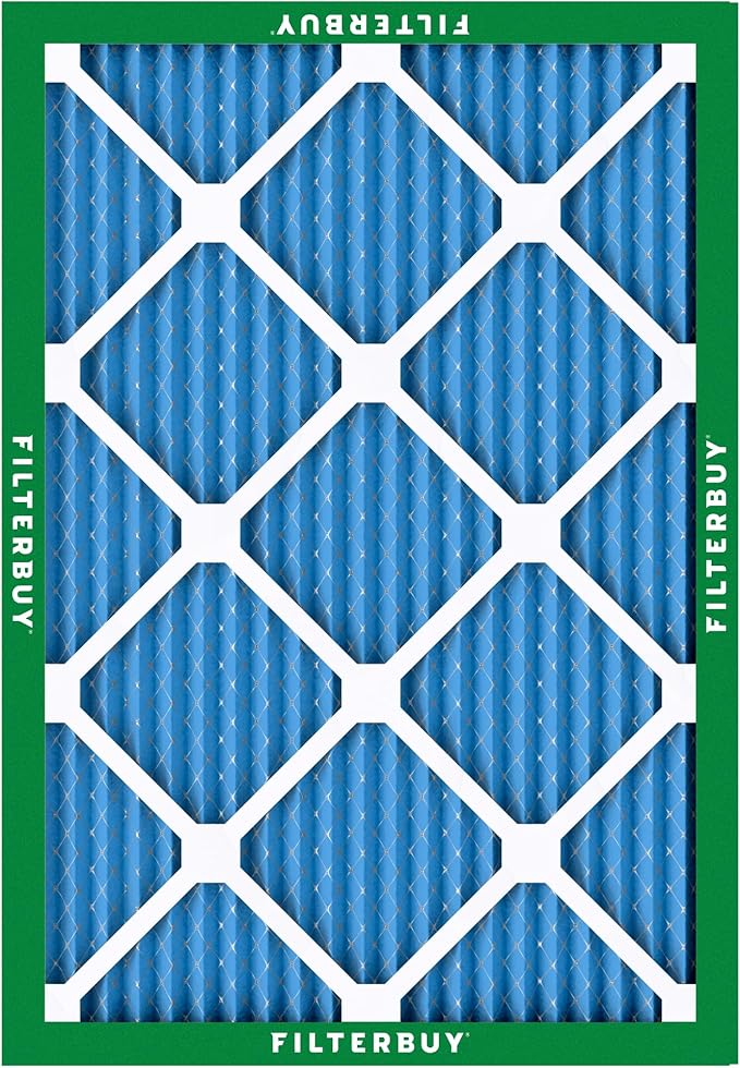 Filterbuy 14x18x1 Air Filter MERV 13 Optimal Smoke & Allergy Defense,