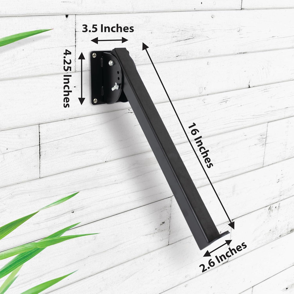 Victory Display WALL-MOUNTED Keyboard Arms – Fixed Length Keyboard Wall Mount, Space-Saving Keyboard arms for Home Studios and retail stores, Displays keyboard at 45°, 65° & 90° Angles – 1 Pairs (16")