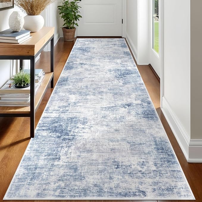 IOHOUZE Abstract Runner Rug 3x12 Ft Washable Runners