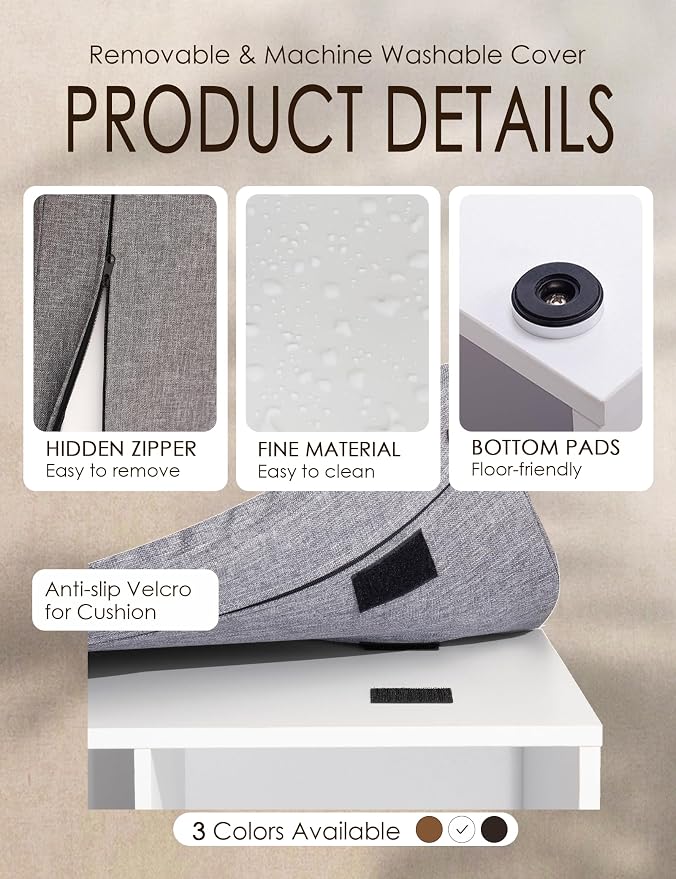 DINZI LVJ Shoe Storage Bench