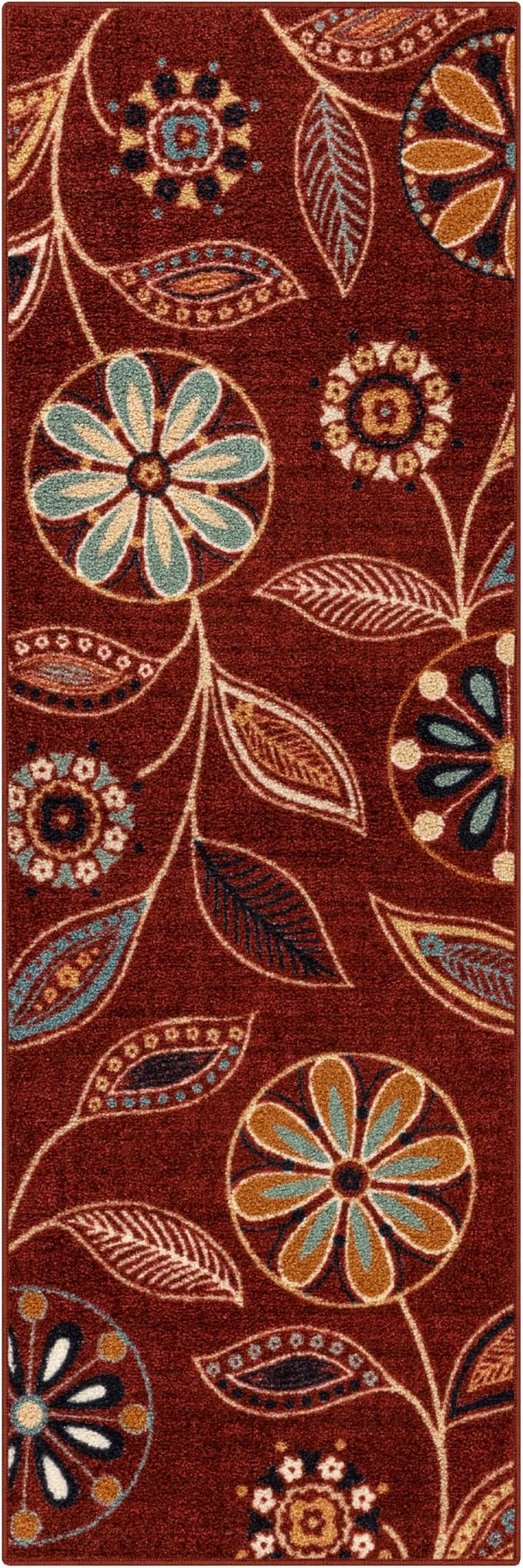 Maples Rugs Reggie Floral Runner Rug