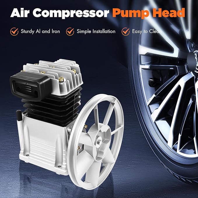 2HP Air Compressor Pump, Air Compressor Pump Head