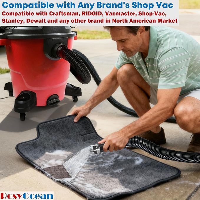 Universal Compatible with All Shop Vacs Extractor Attachment with 2-1/2" &