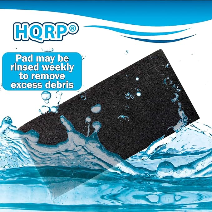 HQRP 2-Pack Activated Carbon Filter 18x10