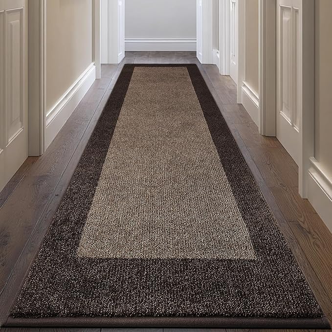 Machine Washable Runner Rug 32" x 96", Non Slip Kitchen Mat