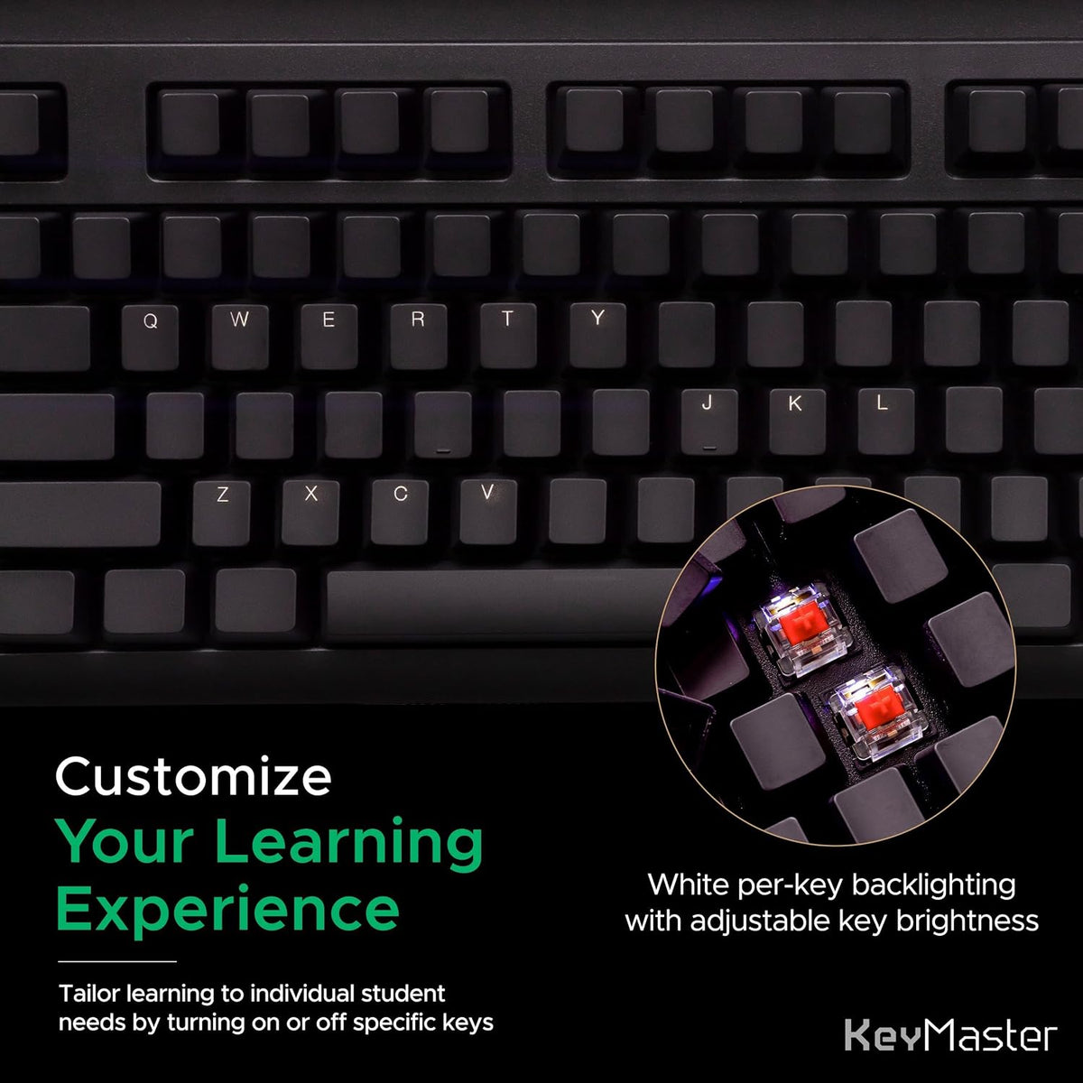 Learn to Type Keyboard; Typing Practice Show or Hide Keys; Blank Key Caps; Teach Students Touch Typing; Keyboarding Mechanical Training Tool; Better Than Covers or Skins [1]