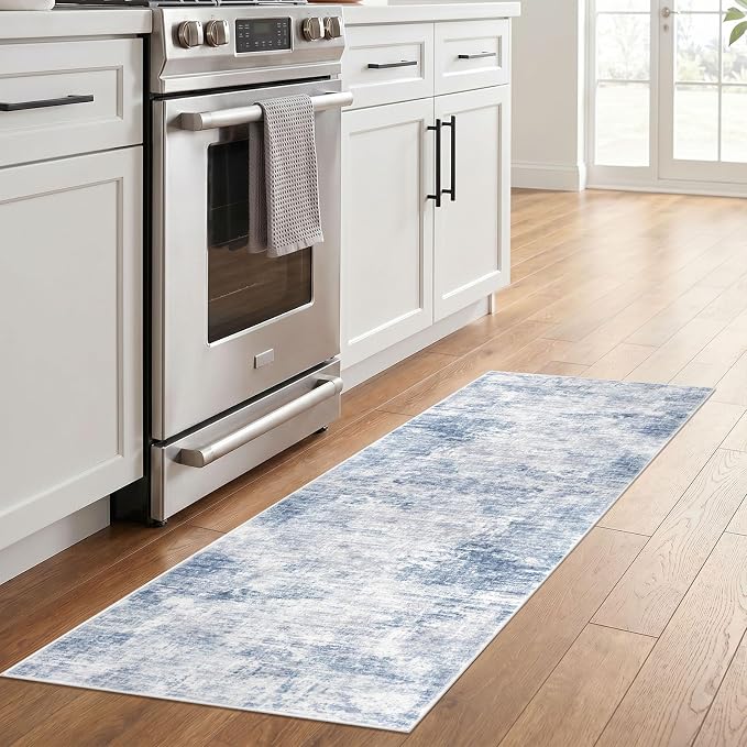 IOHOUZE Abstract Runner Rug 2x6 Ft Washable Runners