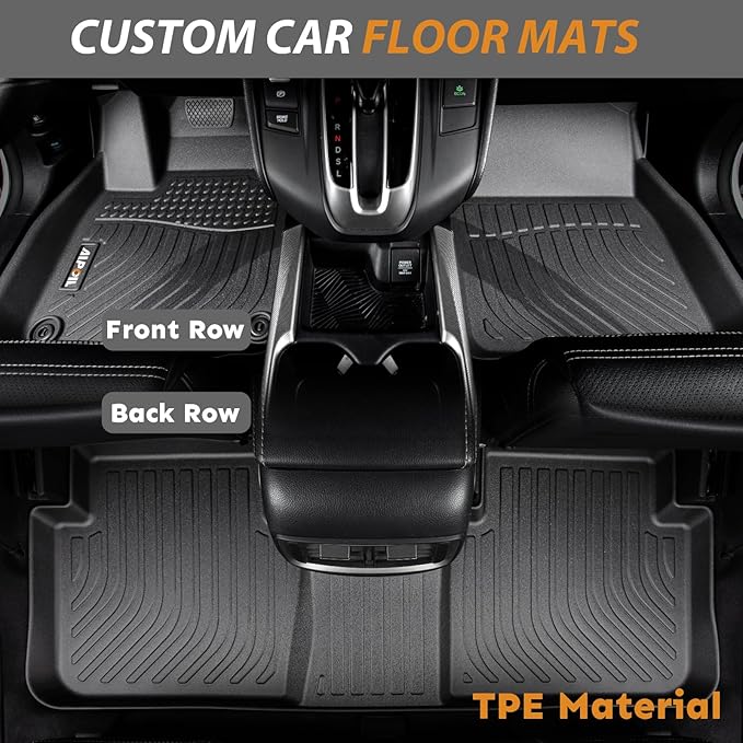 AIPOIL® Floor Mats & Cargo Liner Set for 2022-2024 2025 Mitsubishi Eclipse Cross All Weather Protection TPE Anti-Slip Automotive Full Set Custom Car Mats Accessories -