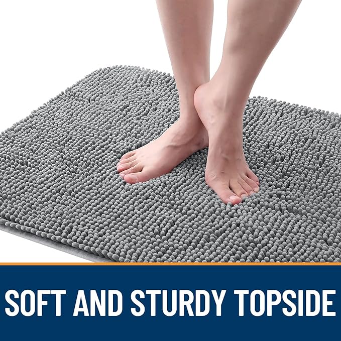 OLANLY Dog Door Mat for Muddy Paws 54x32, Absorbs Moisture and Dirt, Absorbent