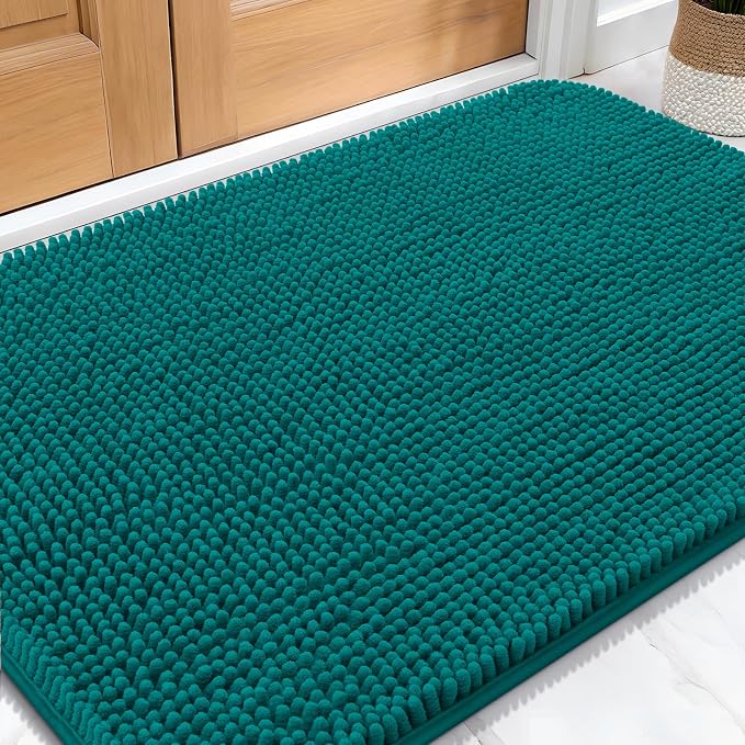 OLANLY Dog Door Mat for Muddy Paws 30x20, Absorbs Moisture and Dirt, Absorbent