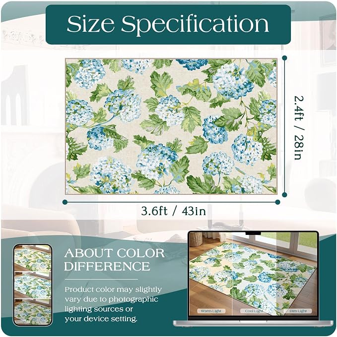 Floral Outdoor Rug