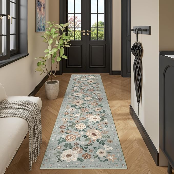 DUKINO Runner Rug, 2x10 Kitchen Runner Rug