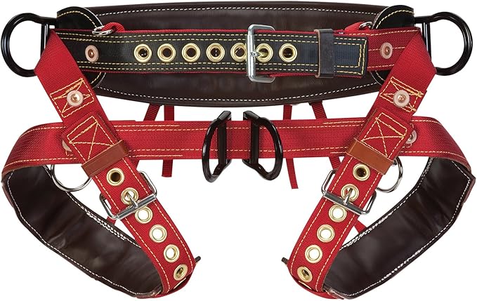 Weaver Leather WLC 560 2 Floating Dee with Padded Nylon Leg Straps