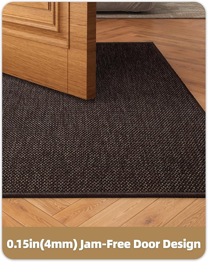 Color&Geometry Ultra-Thin Indoor Door Mat, Washable Doormat