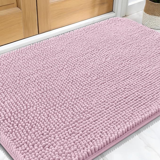 OLANLY Dog Door Mat for Muddy Paws 34x21, Absorbs Moisture and Dirt, Absorbent