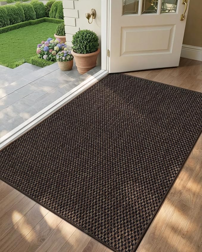 Color&Geometry Ultra-Thin Indoor Door Mat, Washable Doormat