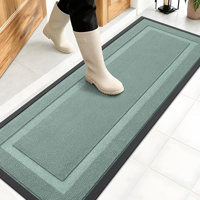 OLANLY Front Door Mat Indoor Outdoor Entrance, Waterproof All-Season,