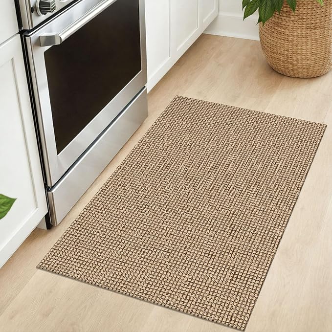 IOHOUZE Small Area Rug 2x3 Washable Woven Rugs