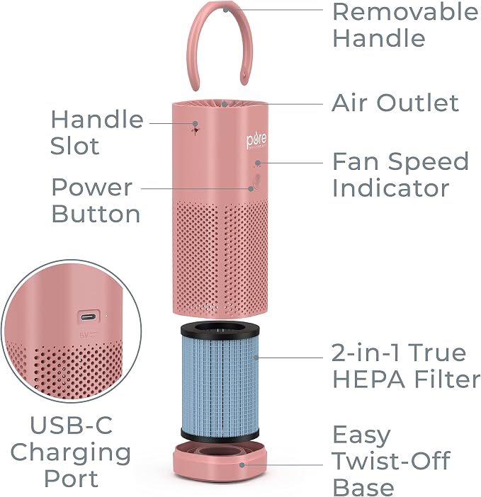 Pure Enrichment PureZone Mini Portable Air Purifier
