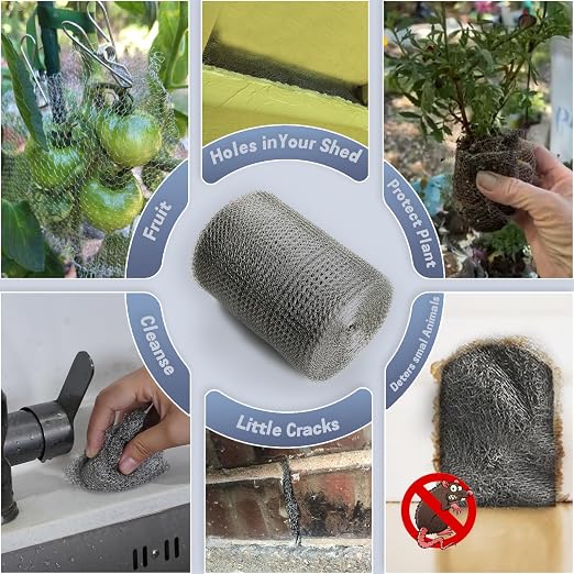 5" X 30 ft 304 Stainless Steel Mesh, Wire Mesh