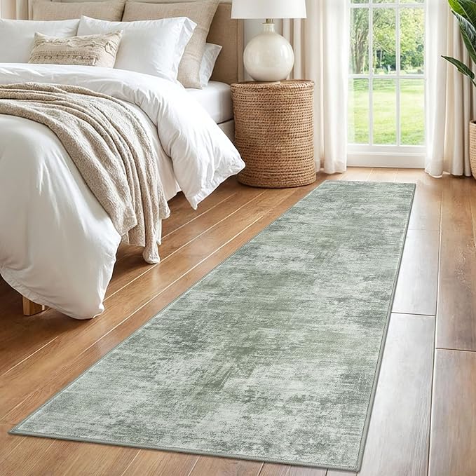 IOHOUZE Abstract Runner Rug 2x8 Ft Washable Runners