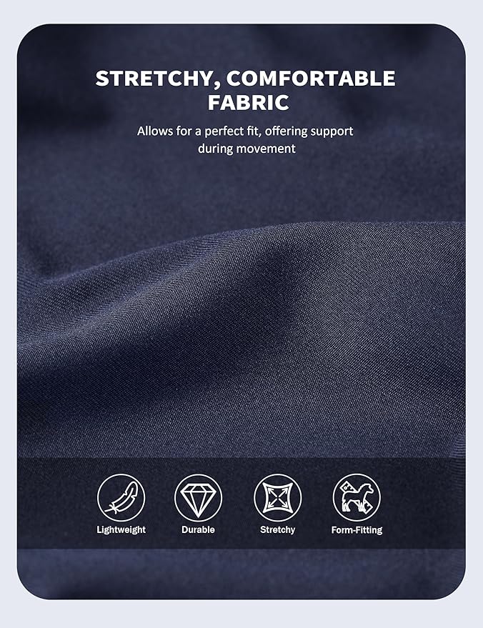 Harrison Howard Horse Shoulder Guard Thick Stretchy with Inner Soft Fleece Lining Adding Comfort Prevents Chafing Navy L