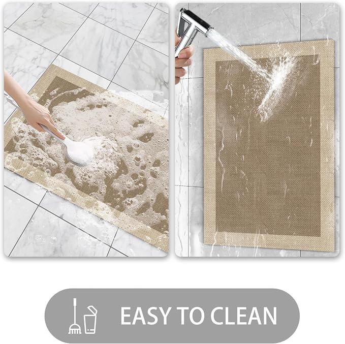 Ultra Thin Door Mat Indoor Entrance, 1/10 in Thin Door Mats