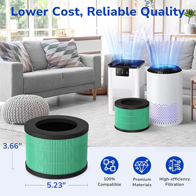 Fil-fresh 2-Pack MK01 & MK06 Replacement Filter, Compatible