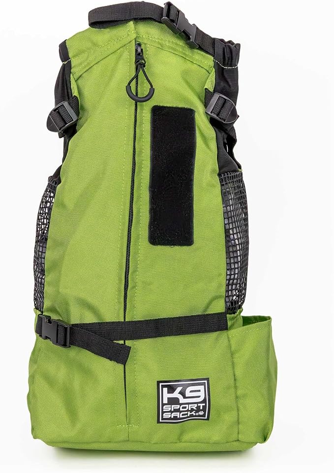 K9 Sport Sack Trainer - Small, Greenery - Ideal for Dogs with 13-16” Back Length - Backpack-Style Training Carrier - Meant for Quick, Non-Strenuous Activities