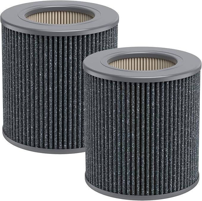 2 Pack Air Mini PECO-HEPA Replacement Filters Compatible