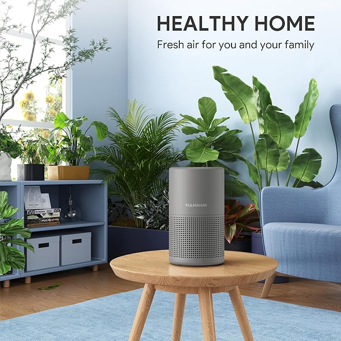 FULMINARE Air Purifiers for Home H13 True HEPA Air Filter Quiet Air Cleaner
