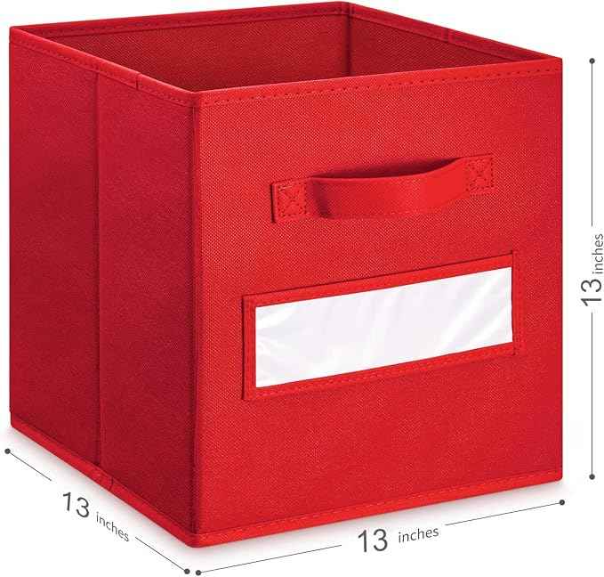 artsdi 13x13x13 storage cube bins Fabric storage cubes