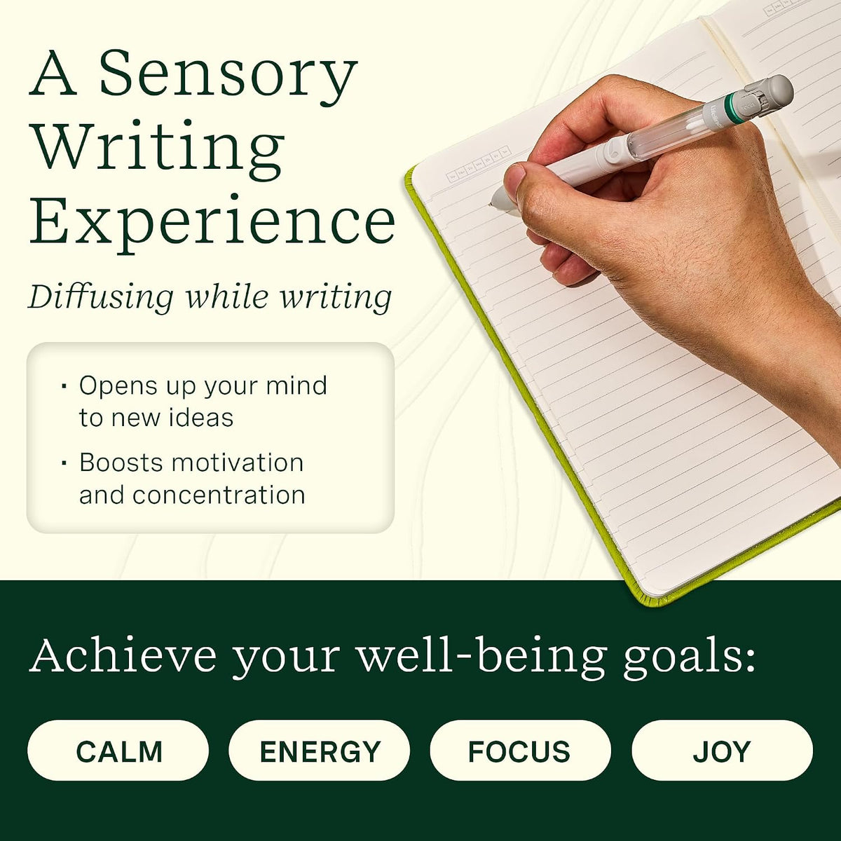 Lifelines Pen Diffuser Set, 3-Pack Natures Escape - 1mm Black Ballpoint Pen