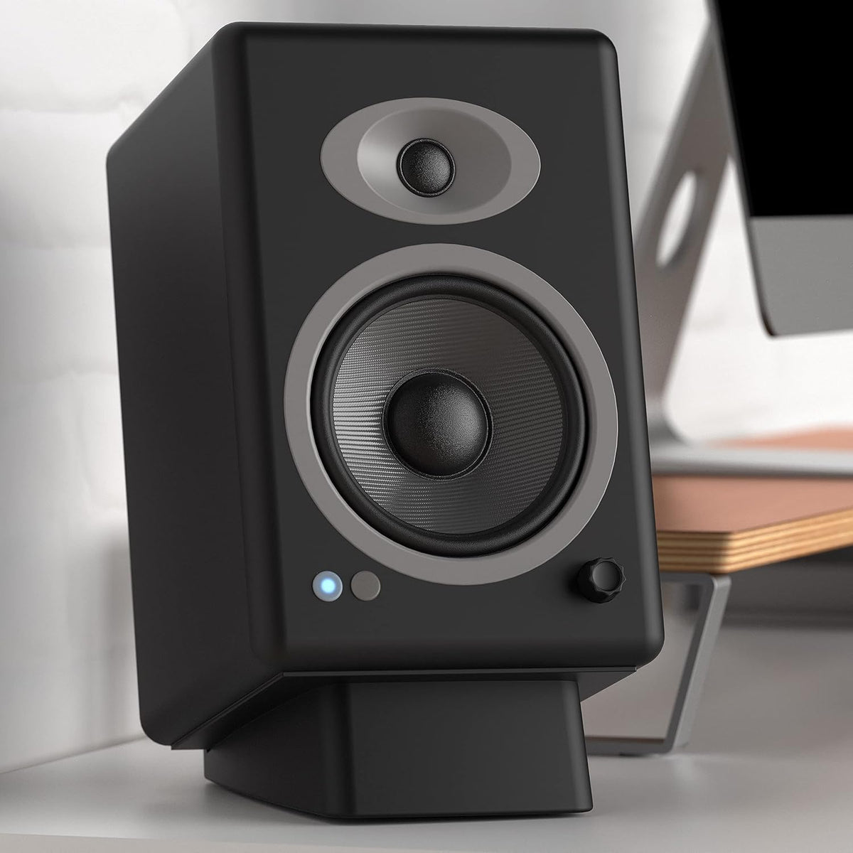 HumanCentric Desktop Speaker Stands Wedge for Medium Speakers, Angled