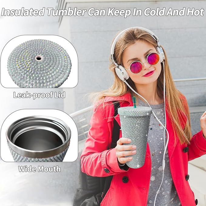26oz Bling Rhinestone Tumbler