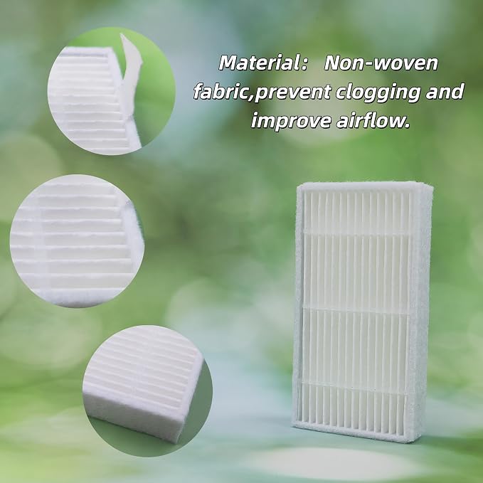 10pcs HEPA Filter for ILIFE Vacuum Cleaners, Replacement Filters for ILIFE V3