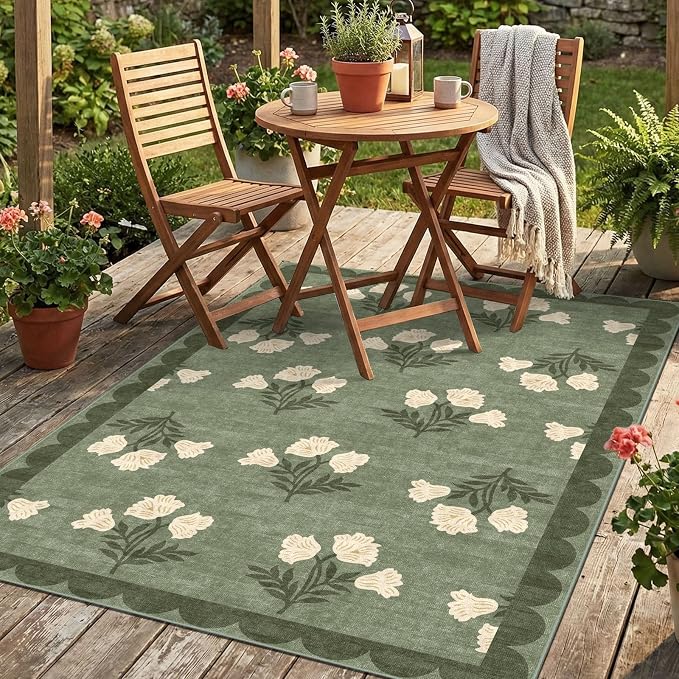 4x6 Covered Outdoor Patio Rug