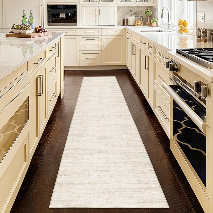 Washable Runner Rugs 3x10 Abstract Kitchen Runner Rug Non Slip Backing