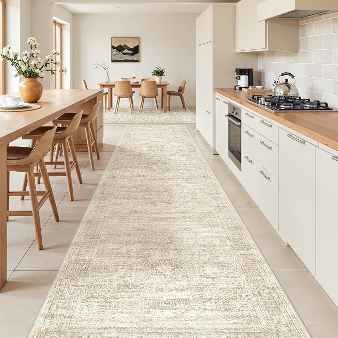 Washable Runner Rug 2.5x16, Non-Slip Long Hallway Runner